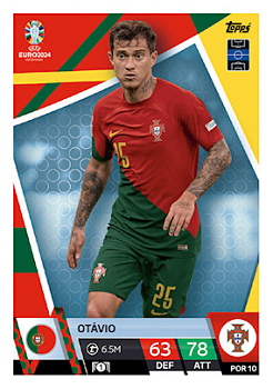 Otavio Portugal Topps Match Attax EURO 2024 #POR10